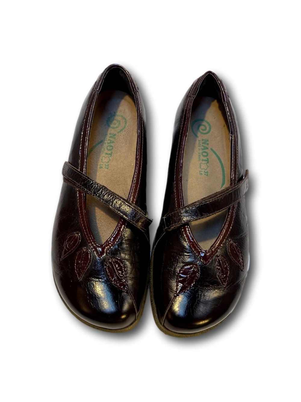 NAOT Mary Jane Flats with Leaf Stitch Detail [38]